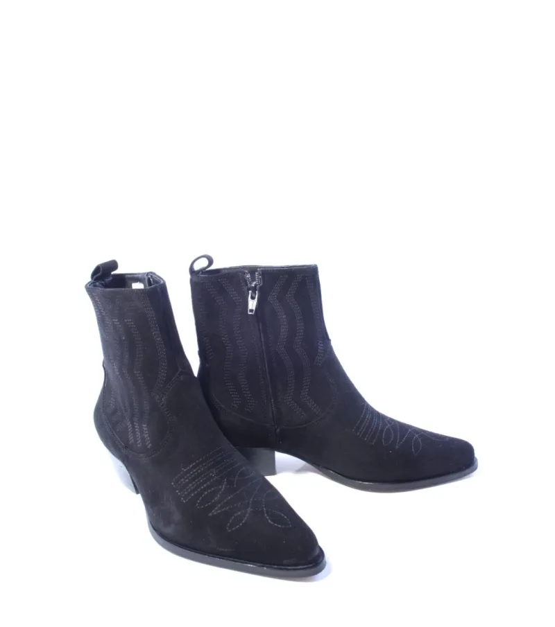 Toral Blues 20798, enkellaarsjes & boots voor dames in zwart