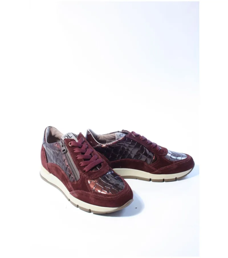 DL Sport 7118 Versione 07, sneakers voor dames in bordeaux