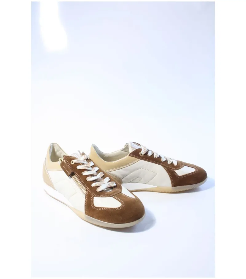 DL Sport 6944, sneakers voor dames in bruin