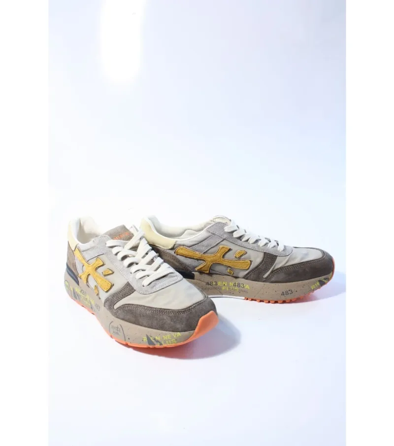 Premiata Mick 7866, sneakers voor heren in grijs