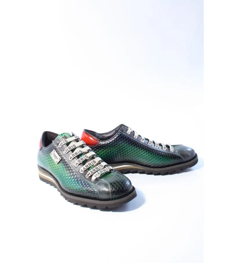 Harris 2892, sneakers voor heren in groen