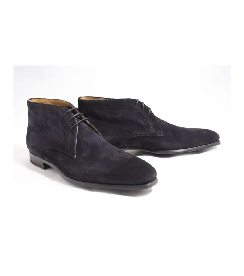 Magnanni 20105, enkellaarsjes & boots voor heren in gekleed blauw
