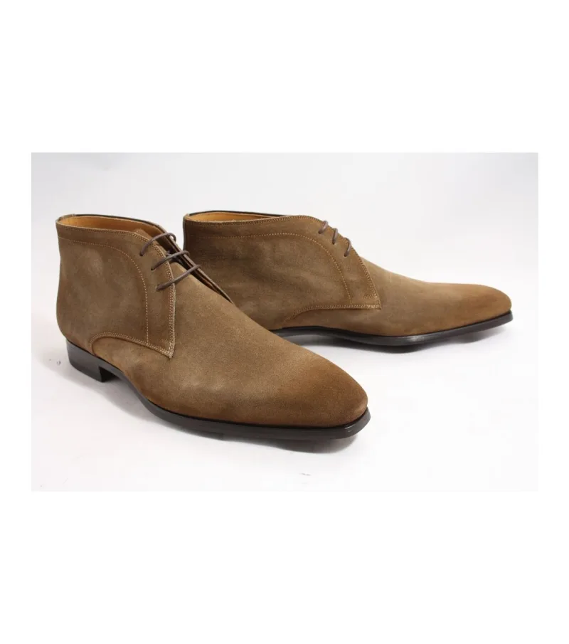 Magnanni 20105, enkellaarsjes & boots voor heren in taupe