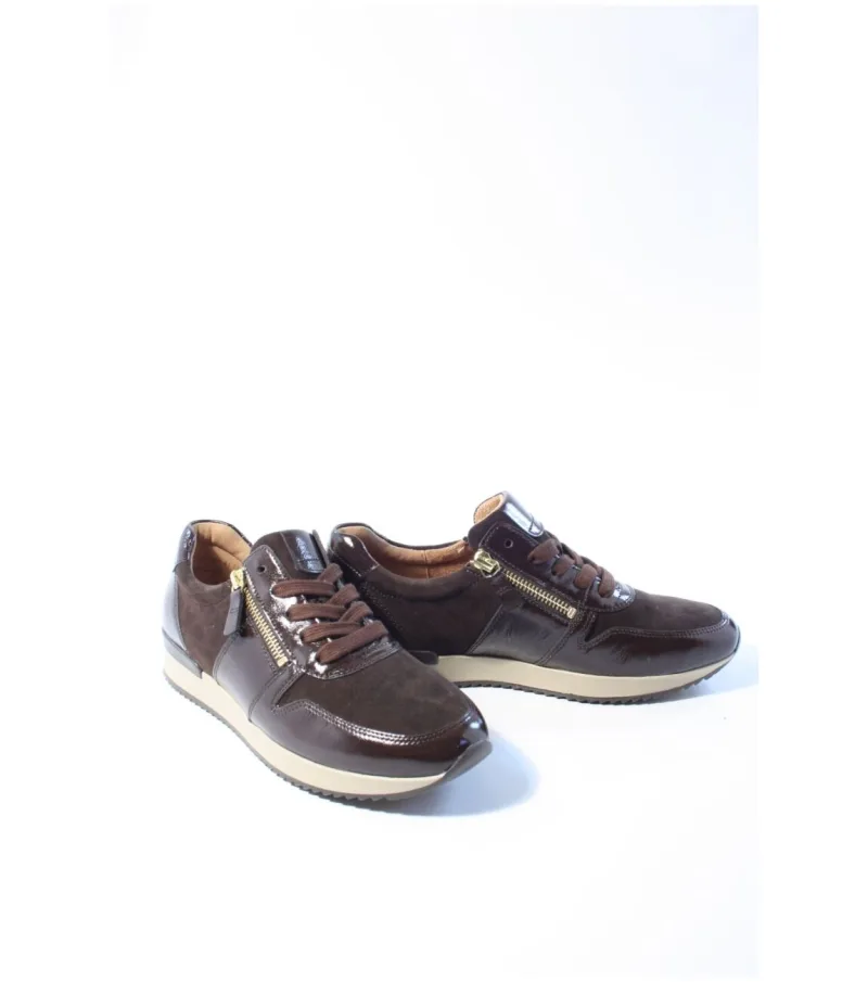 Gabor 6019.01.005, sneakers voor dames in bruin