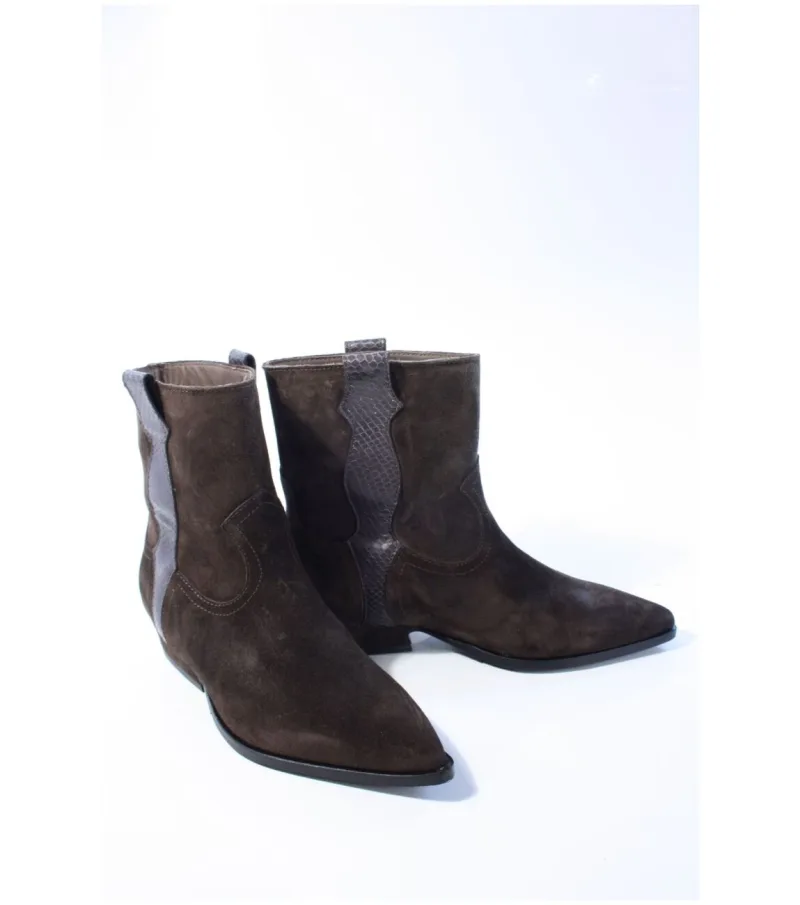 Via Vai 62490 Vive Anna, enkellaarsjes & boots voor dames in bruin