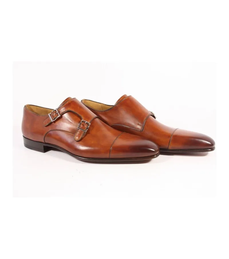Magnanni 16016, nette schoenen voor heren in cognac