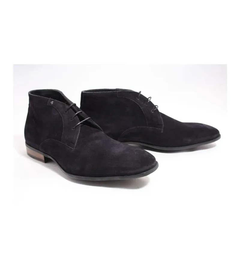 Van Bommel SBM-50022-41-01, enkellaarsjes & boots voor heren in gekleed blauw