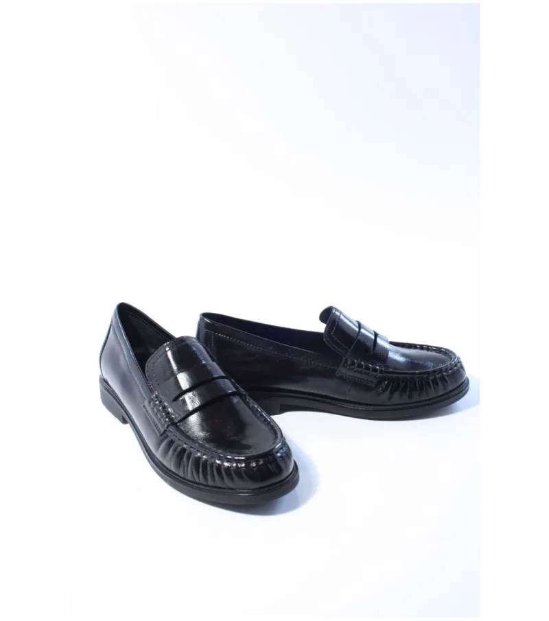 Gabor 4009.01.001, instappers & loafers voor dames in zwart