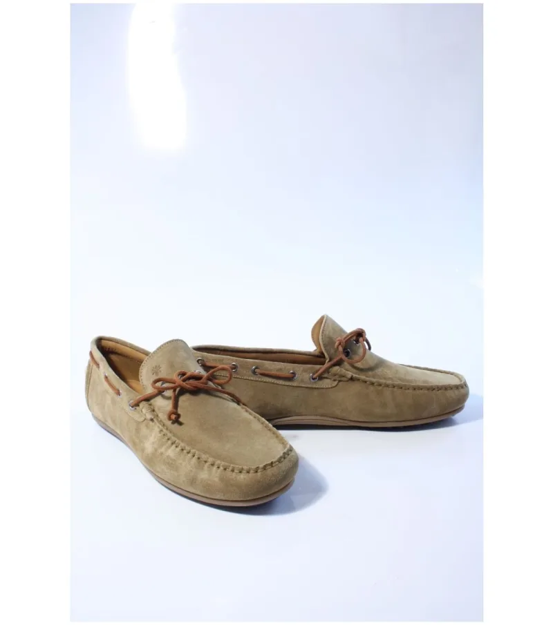 Floris Van Bommel 40031 De Drijver, instappers & loafers voor heren in beige