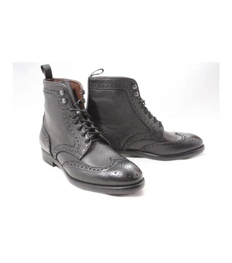 Barnello R296, enkellaarsjes & boots voor heren in zwart