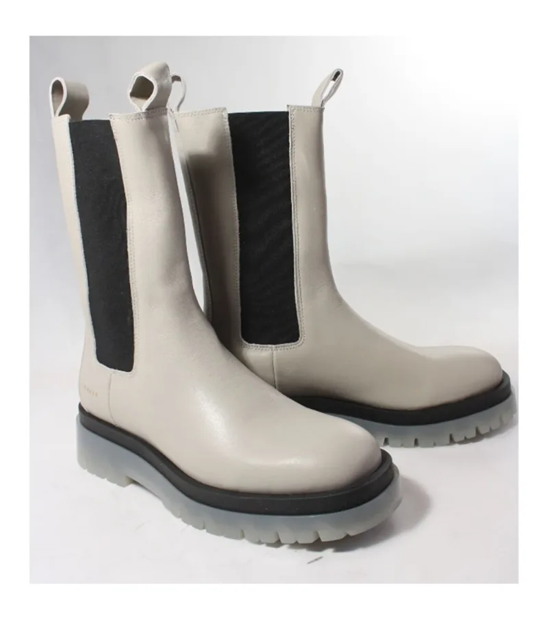 Copenhagen Studios biker boots, laarzen voor dames in grijs