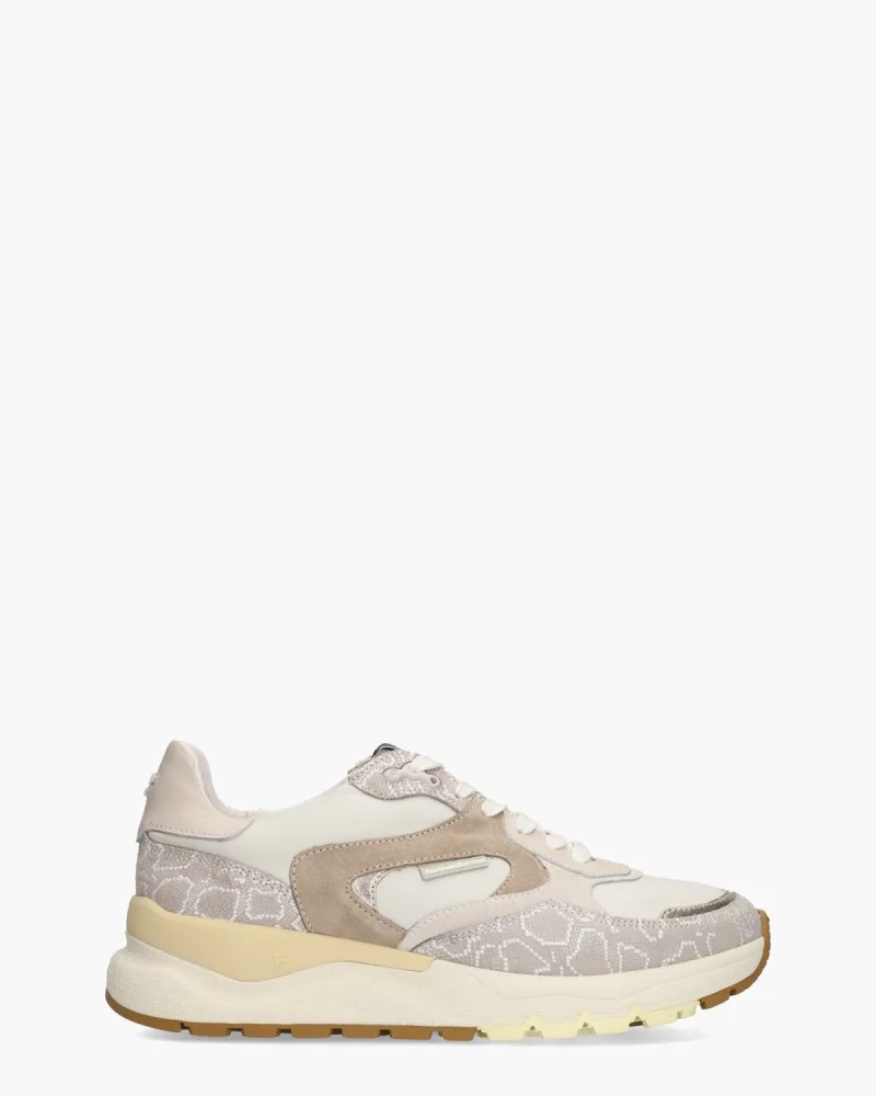 Floris Van Bommel SFW-10164, sneakers voor dames in taupe, foto 2 van 2