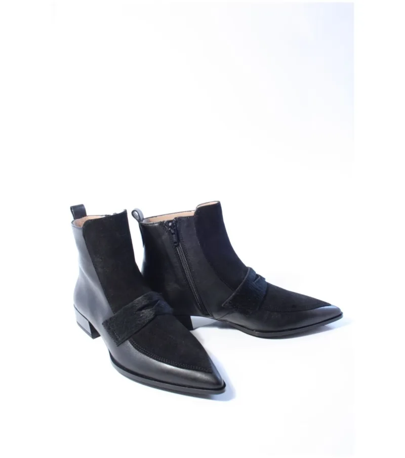 Hispanitas CHI264403 TURIN, enkellaarsjes & boots voor dames in zwart