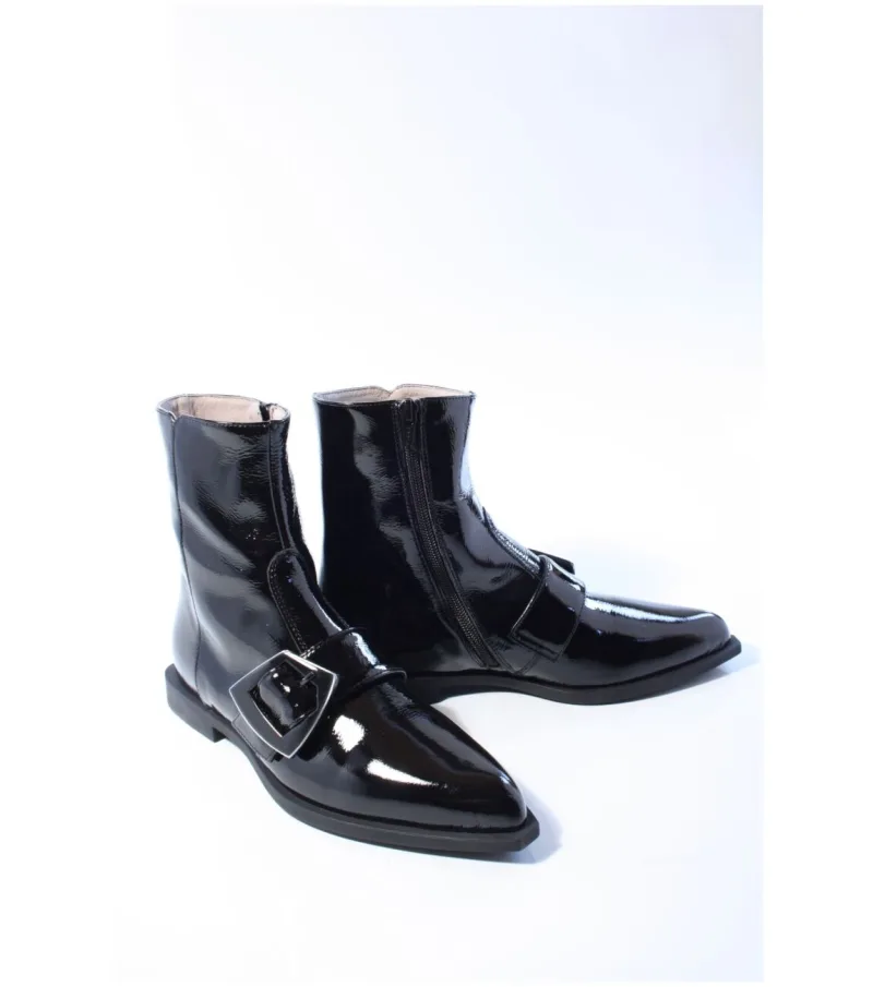 DL Sport 7226 Versione 02, enkellaarsjes & boots voor dames in zwart