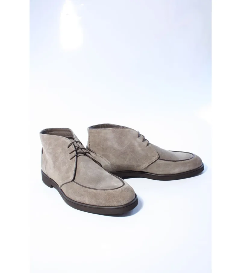 Greve Tufo 1517, veterschoenen voor heren in taupe