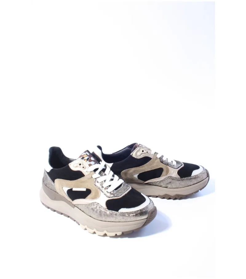 Floris Van Bommel 10164 Treni, sneakers voor dames in goud