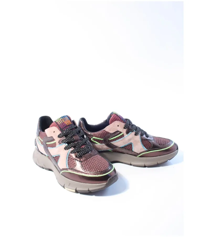 Floris Van Bommel 10174 Daysi, sneakers voor dames in bordeaux
