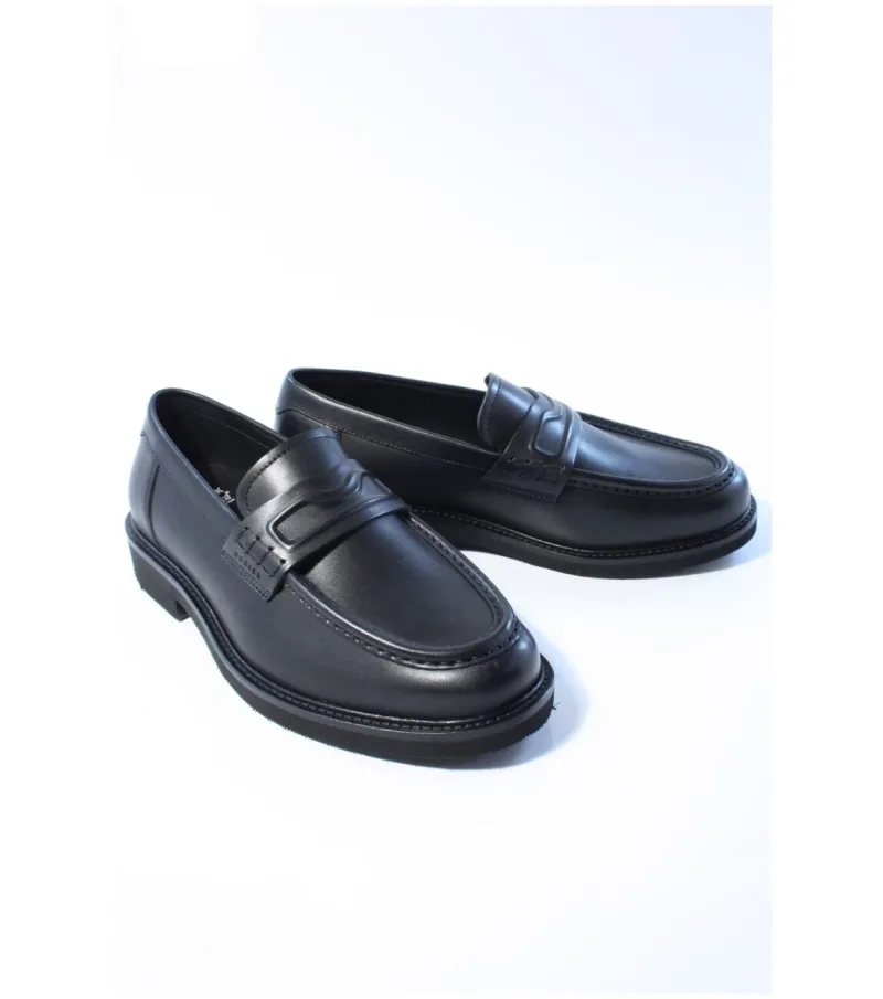 Nubikk Jones Gatsby, instappers & loafers voor heren in zwart