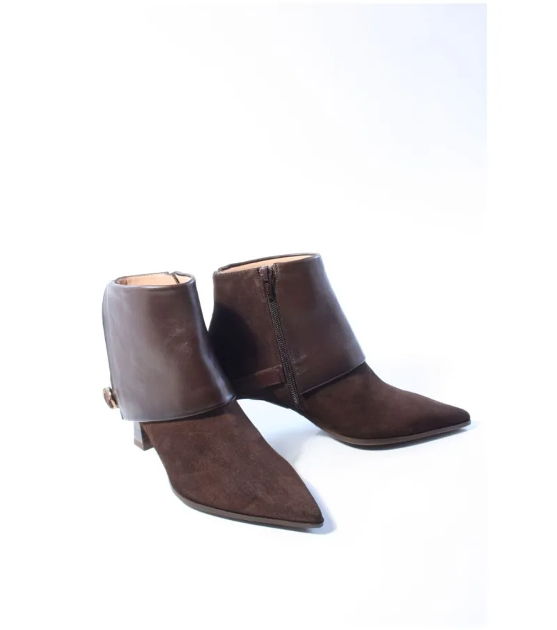 Hispanitas HI265070 PARIS, enkellaarsjes & boots voor dames in bruin