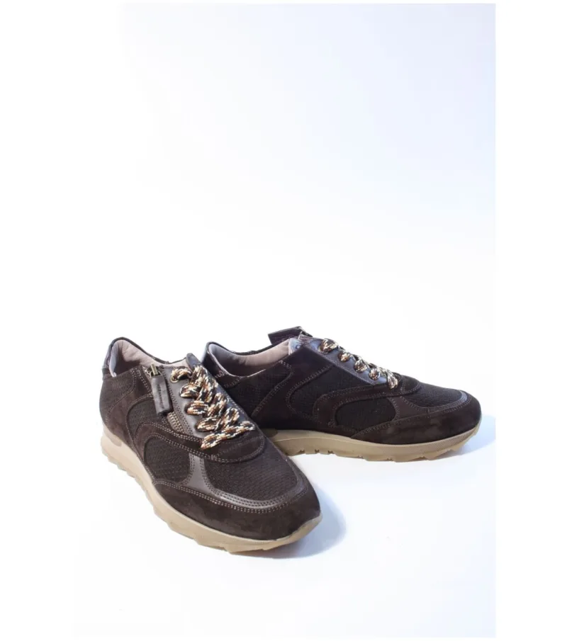 DL Sport 7141 Versione 01, sneakers voor dames in bruin