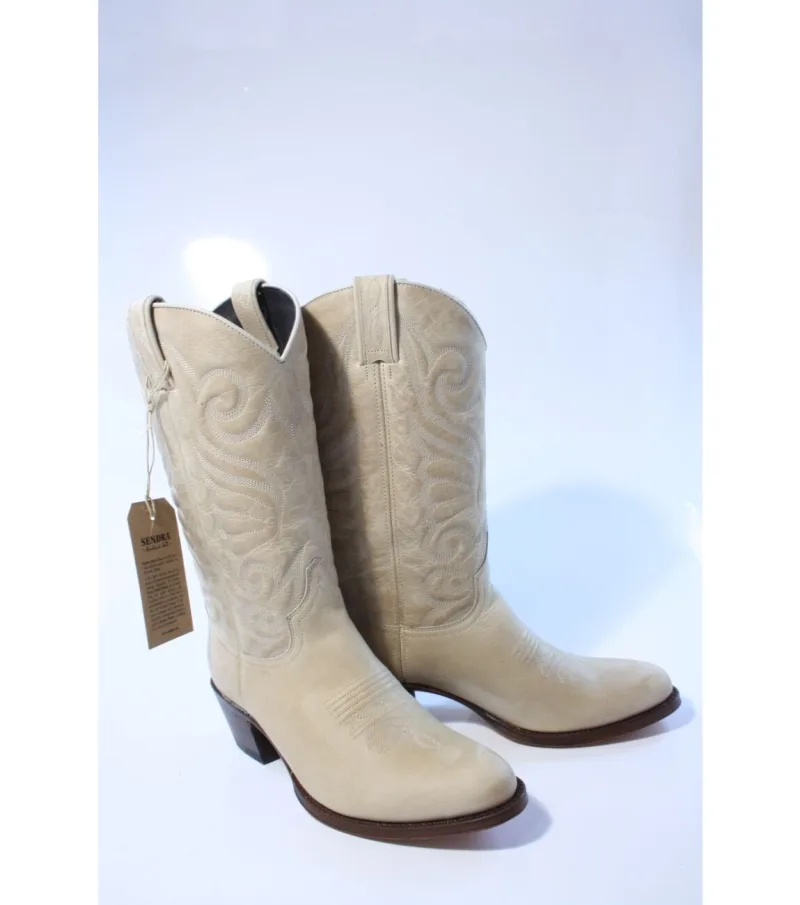 Sendra 11627, laarzen voor dames in beige