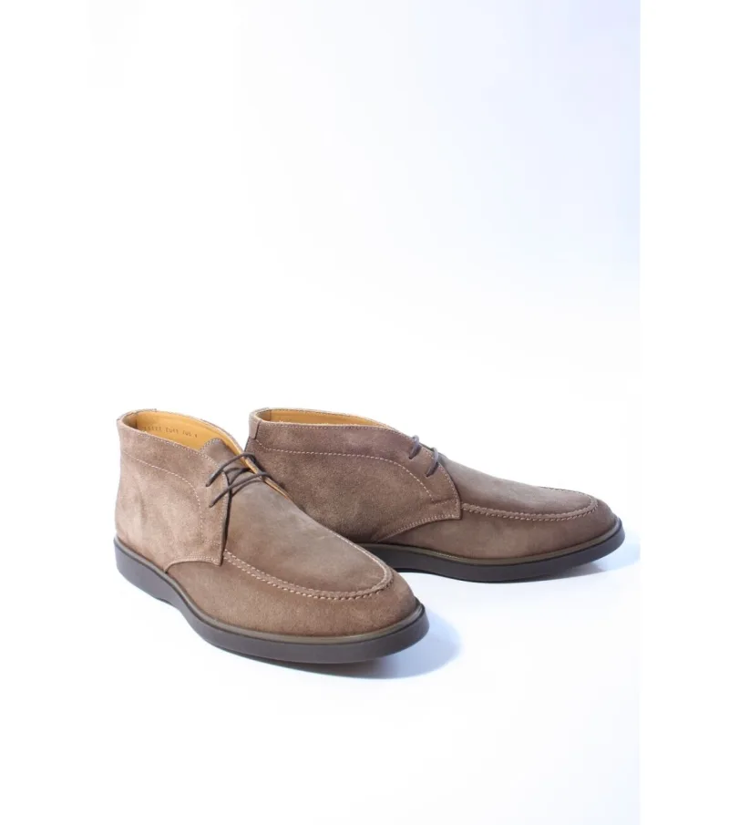 Magnanni 25622, veterschoenen voor heren in taupe