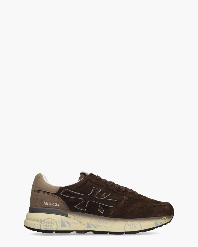 Premiata Mick 7898, sneakers voor heren in bruin, foto 2 van 2