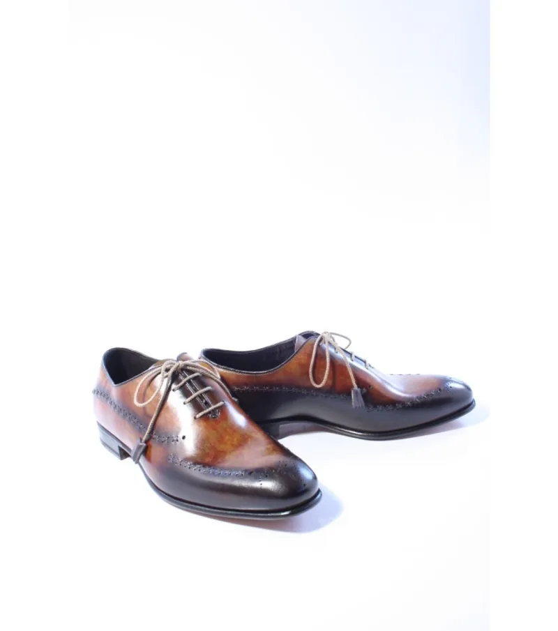 Harris 0294, veterschoenen voor heren in cognac