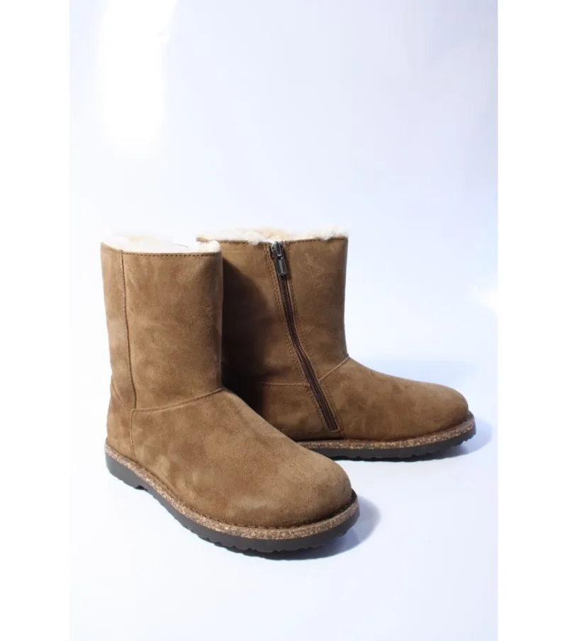 Birkenstock Uppsala zip, enkellaarsjes & boots voor dames in cognac