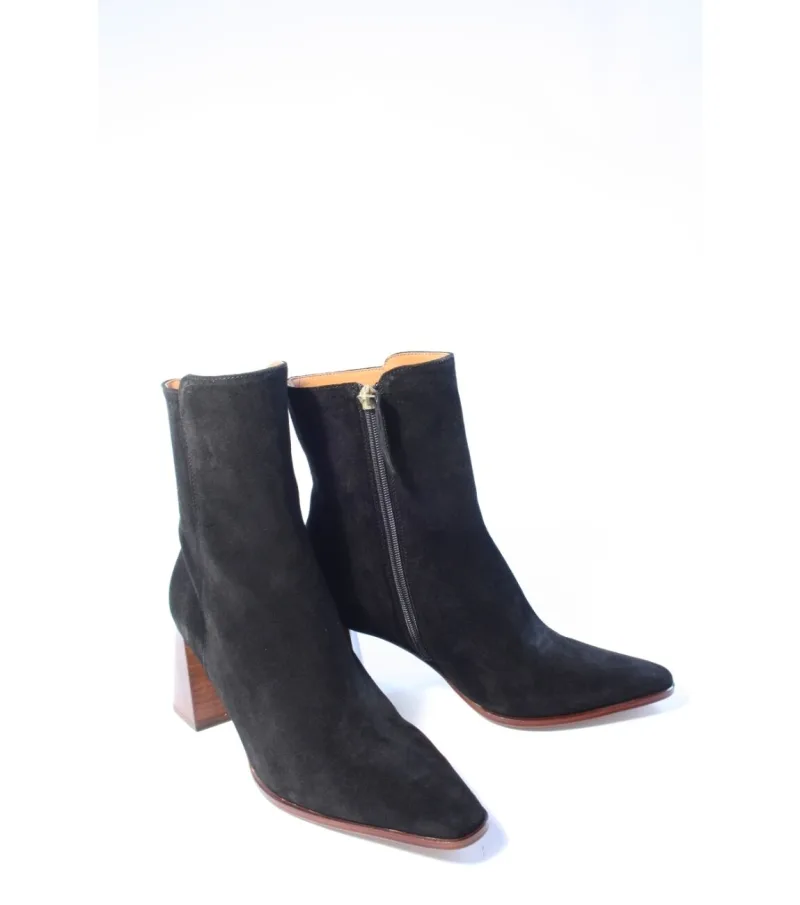 Angel Alarcon 24566, enkellaarsjes & boots voor dames in zwart