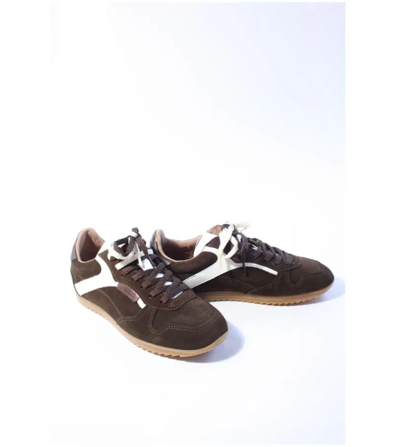 DWRS Label Tula polka dot, sneakers voor dames in bruin