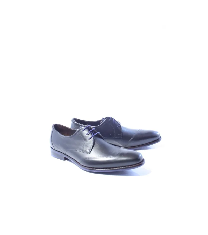 Floris Van Bommel SFM-30173, veterschoenen voor heren in zwart