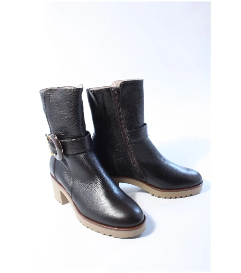 DL Sport 7213 Versione 01, enkellaarsjes & boots voor dames in bruin