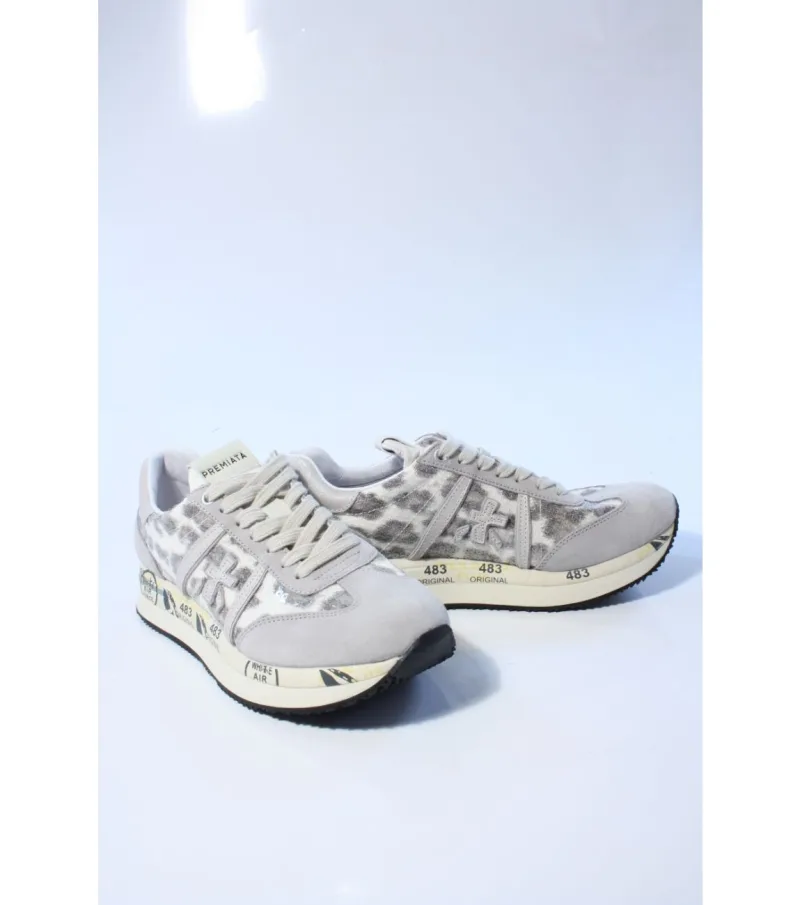 Premiata Conny 7691, sneakers voor dames in grijs