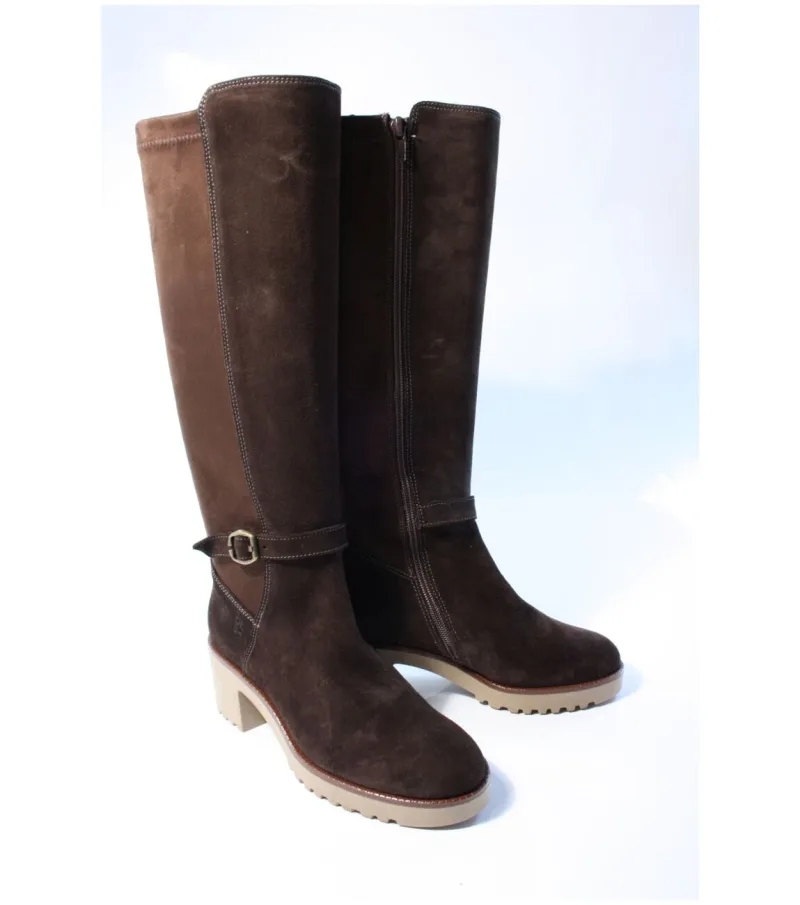 DL Sport 7215 Versione02, laarzen voor dames in bruin