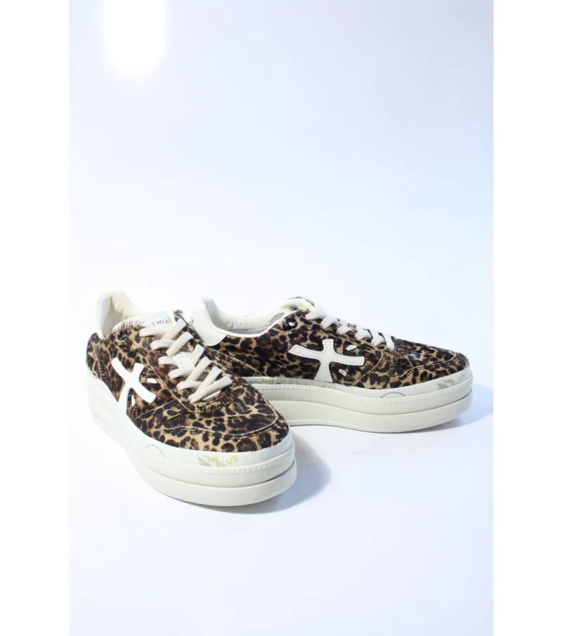 Premiata Micol 7034, sneakers voor dames in bruin