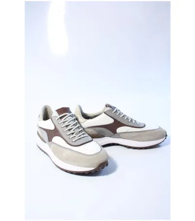 Floris Van Bommel 10207 Noppi, sneakers voor heren in beige, foto 1 van 2