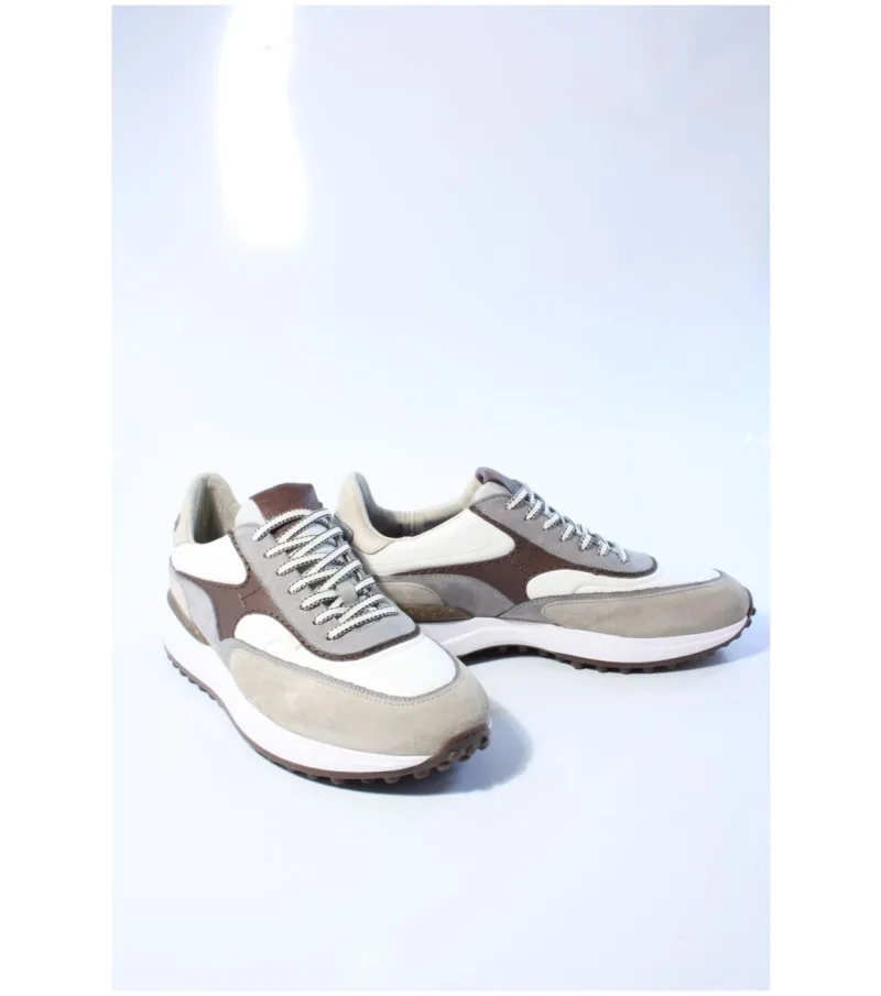 Floris Van Bommel 10207 Noppi, sneakers voor heren in beige