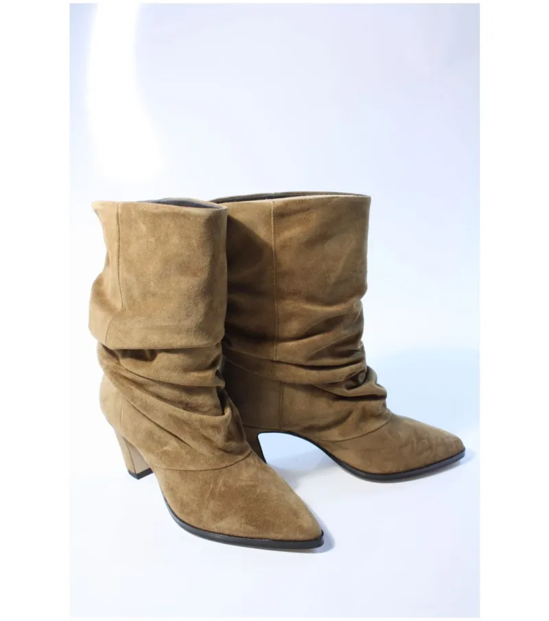 Via Vai 62492 Elise Palmer, enkellaarsjes & boots voor dames in taupe