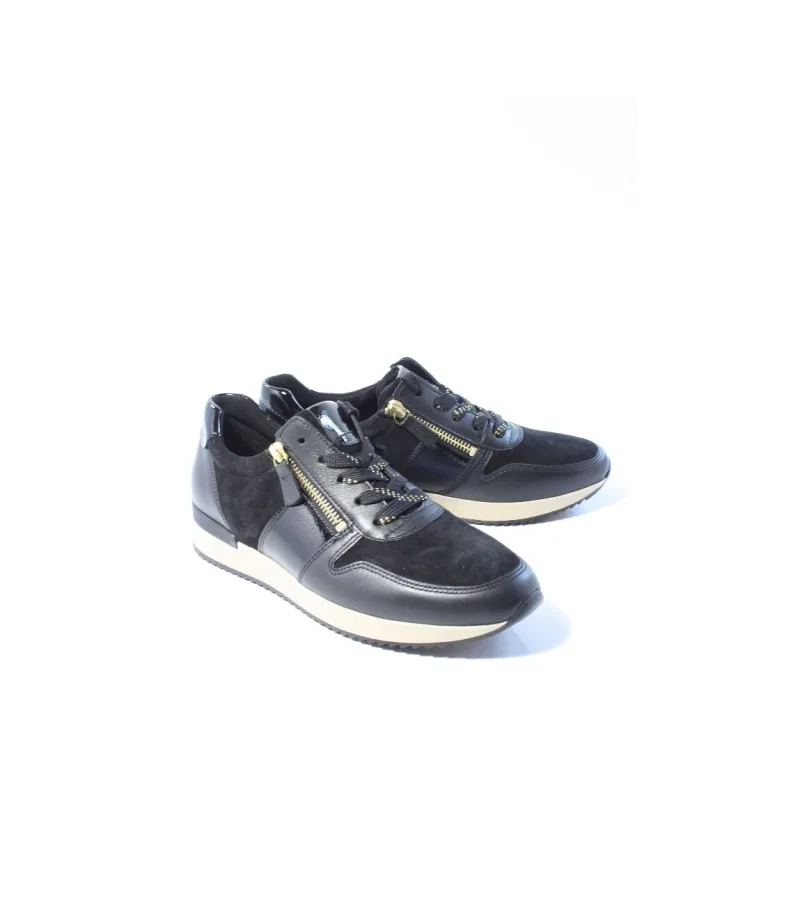 Gabor 73.420.47, sneakers voor dames in zwart