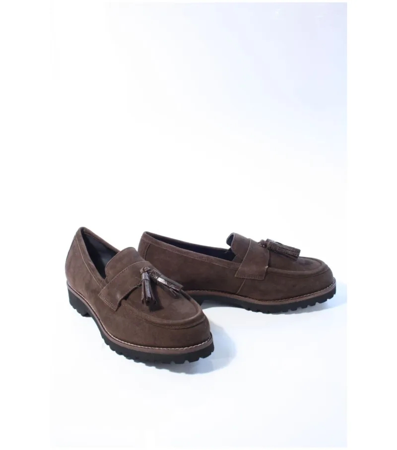 Sioux Meredith-758-H, instappers & loafers voor dames in bruin