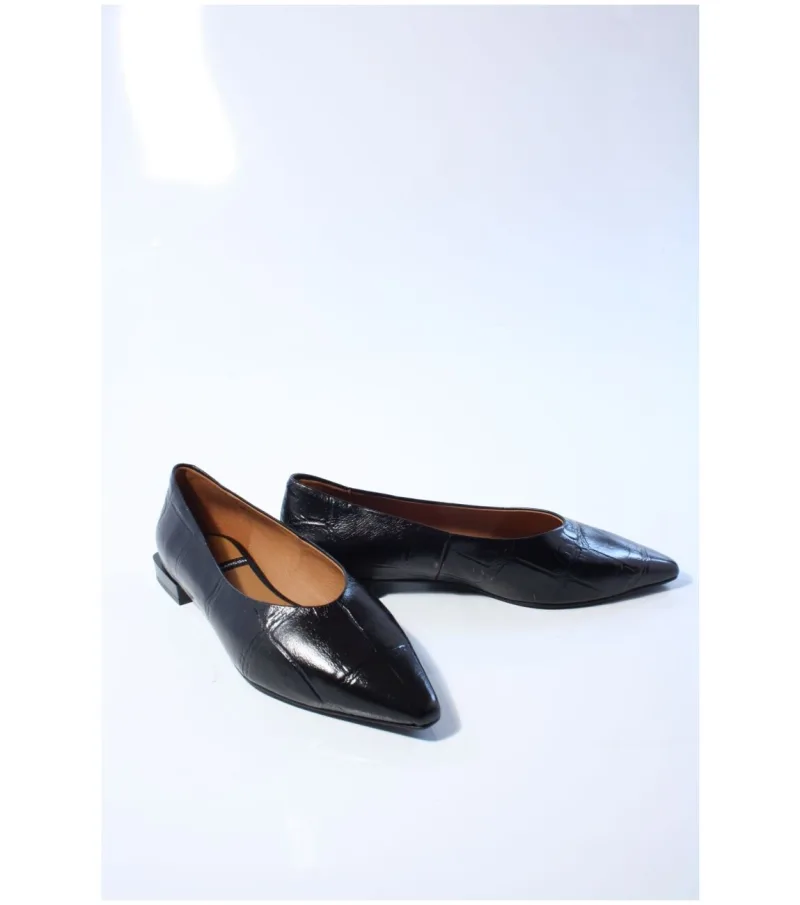 Angel Alarcon 26504 Nayu, instappers & loafers voor dames in zwart