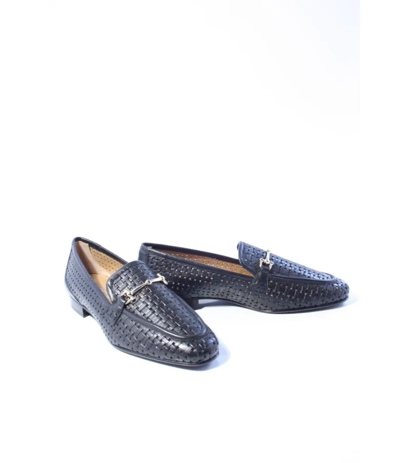 Nalini 26E018, instappers & loafers voor dames in zwart