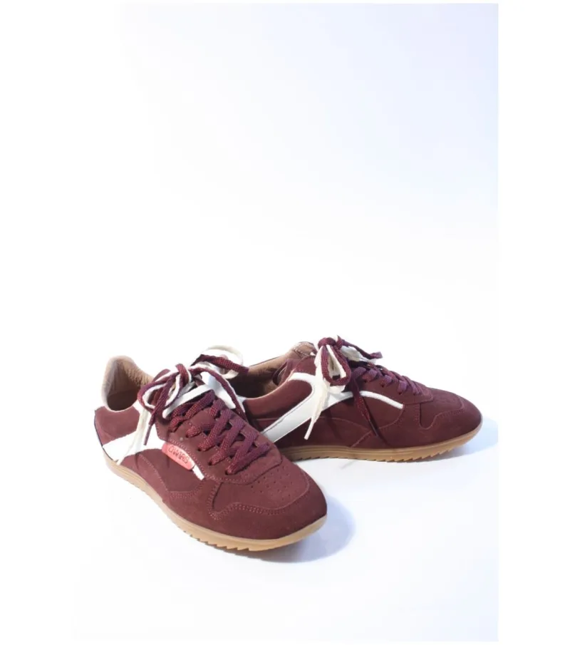 DWRS Label Tula, sneakers voor dames in bordeaux