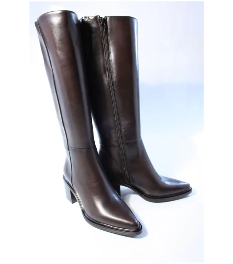 MJUS L39303, laarzen voor dames in bruin