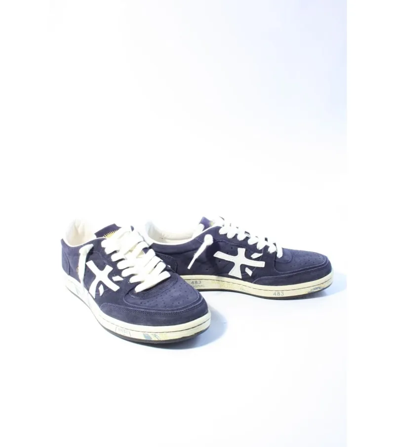 Premiata Bskt Clay 7708, sneakers voor heren in blauw