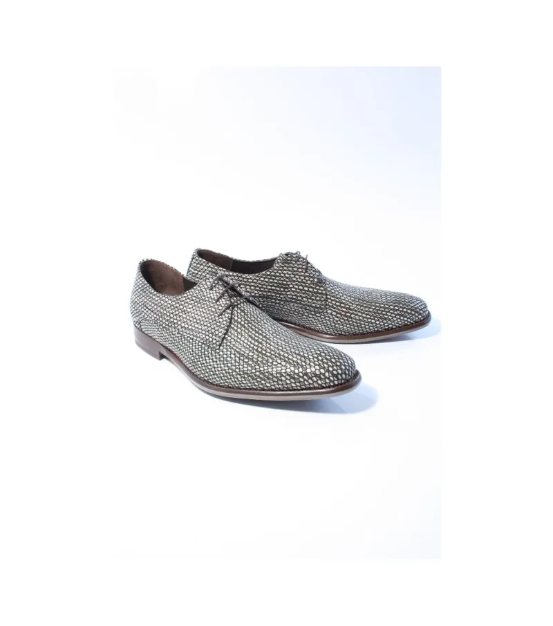 Floris Van Bommel SFM-30338, veterschoenen voor heren in grijs