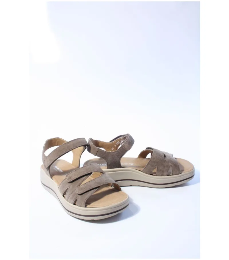 Hartjes Woogie 132.2004, sandalen voor dames in taupe