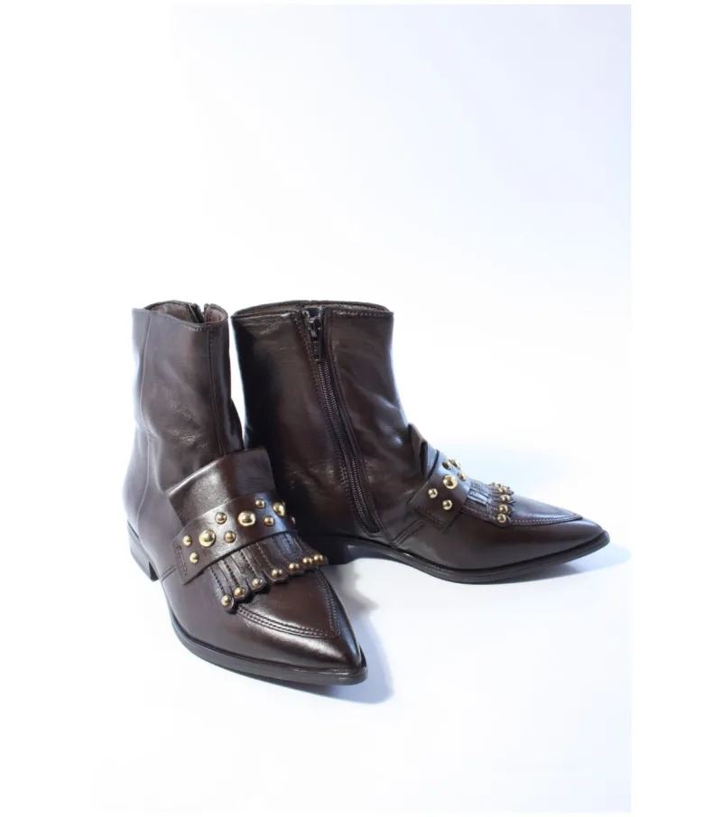 MJUS L63202, enkellaarsjes & boots voor dames in bruin