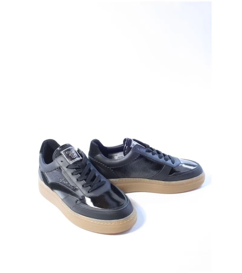 Floris Van Bommel 10158 Fygi, sneakers voor dames in zwart
